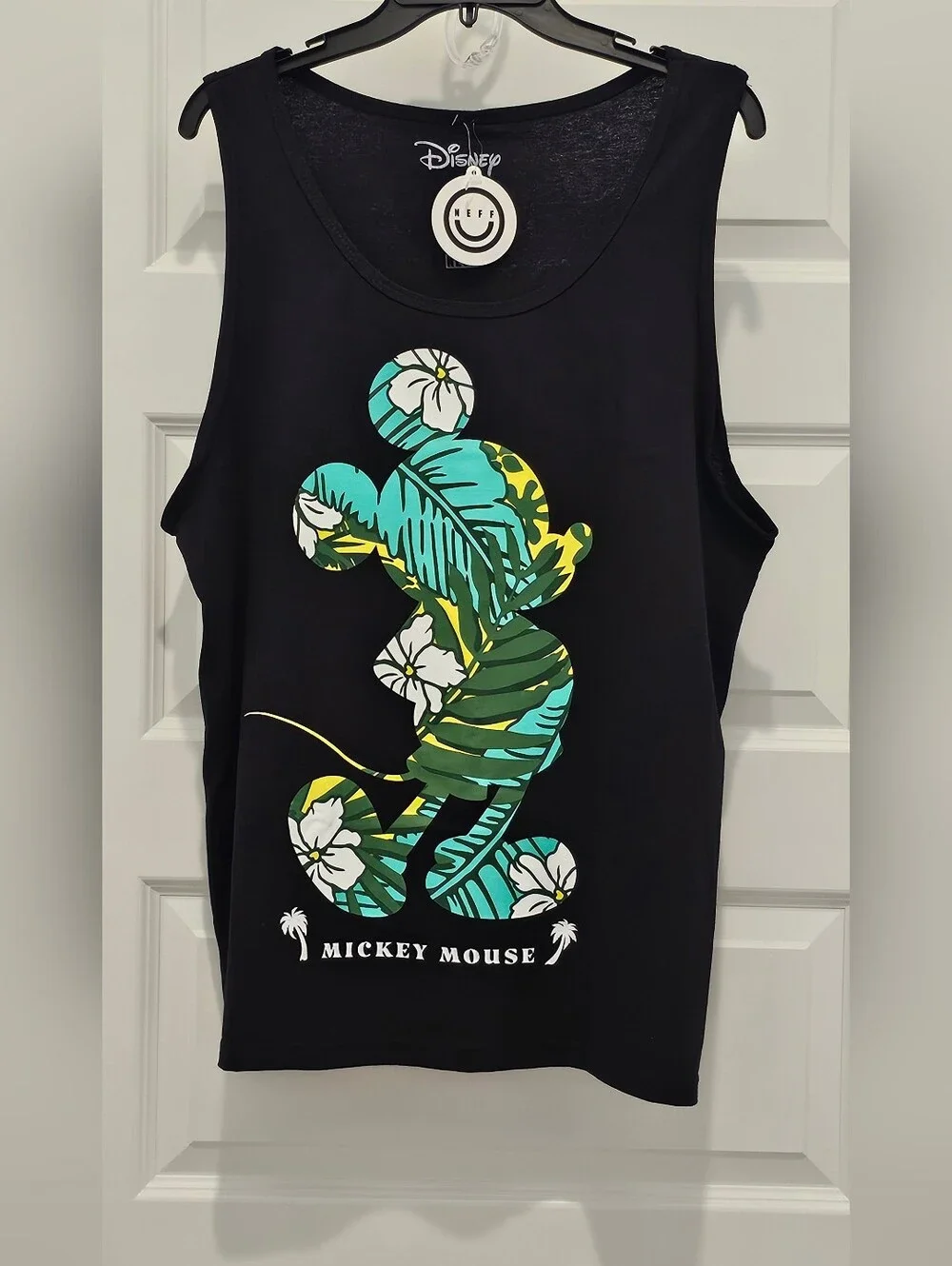 NWT Neff x Disney Mickey Mouse Tropical Graphic Tank Top Men's Large - Picture 4 of 7